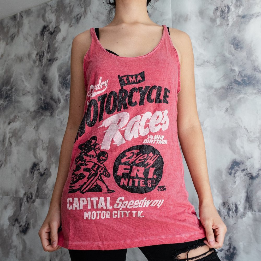 Superdry long tank top